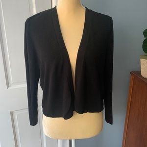 JJill Cropped Back Open Front Cardigan Size Med. Petite NWT